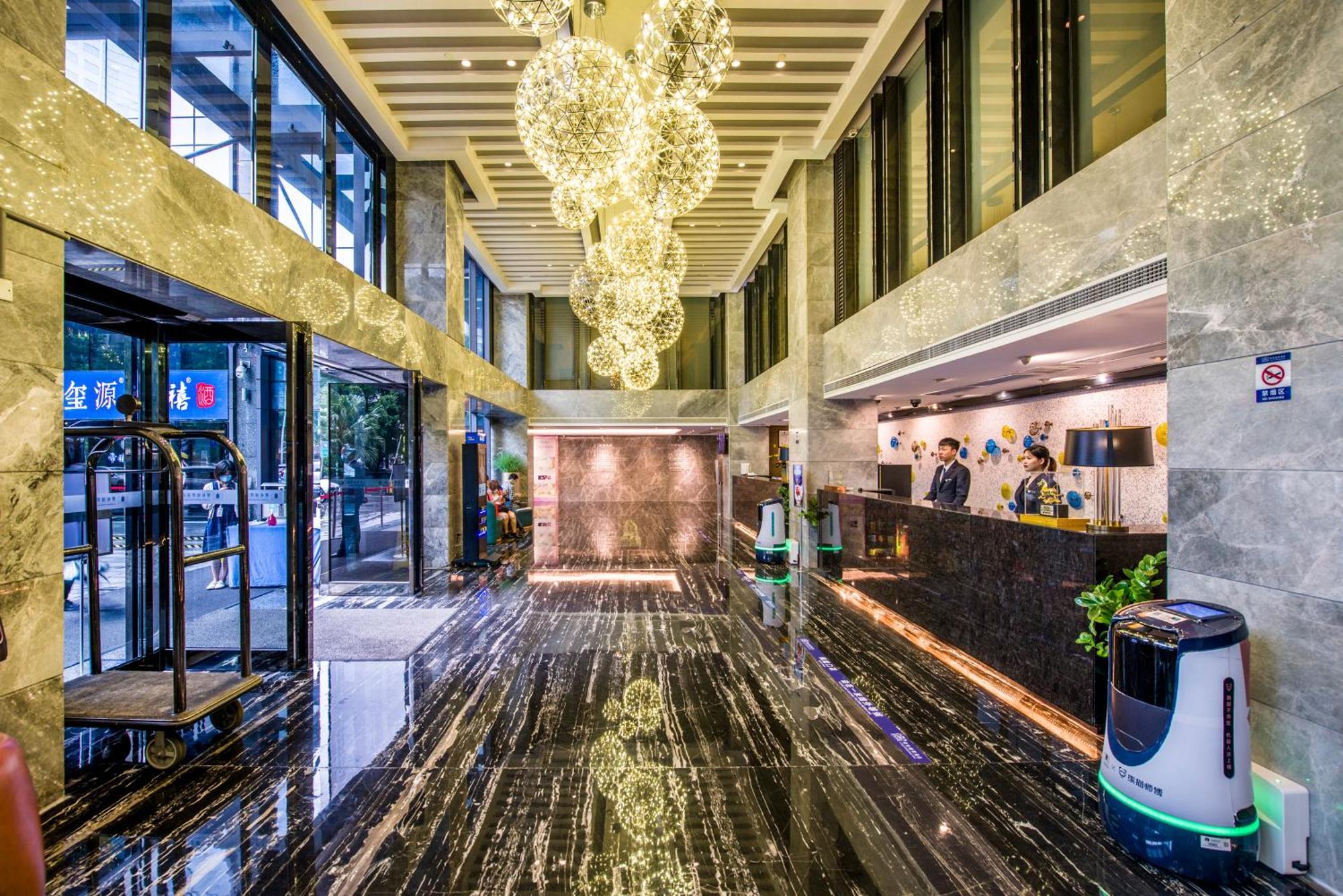 La Perle International Hotel - Free Shuttle Between Hotel And Exhibition Center During Canton Fair & Exhibitor Registration Counter Exterior photo
